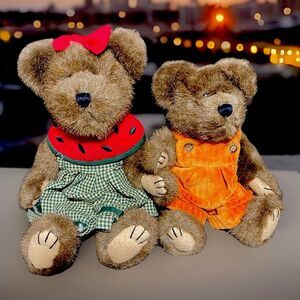 2 boyds bears plush retired